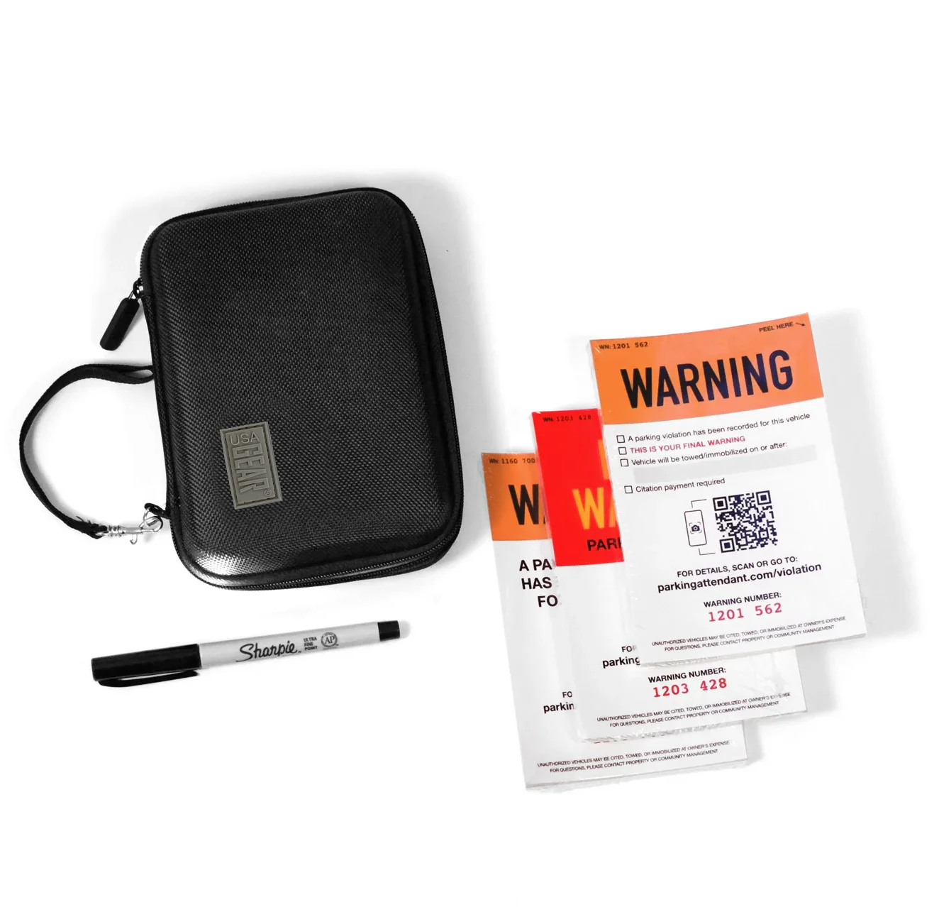 Patrol Violation Kit with 150 Smart Warning Stickers