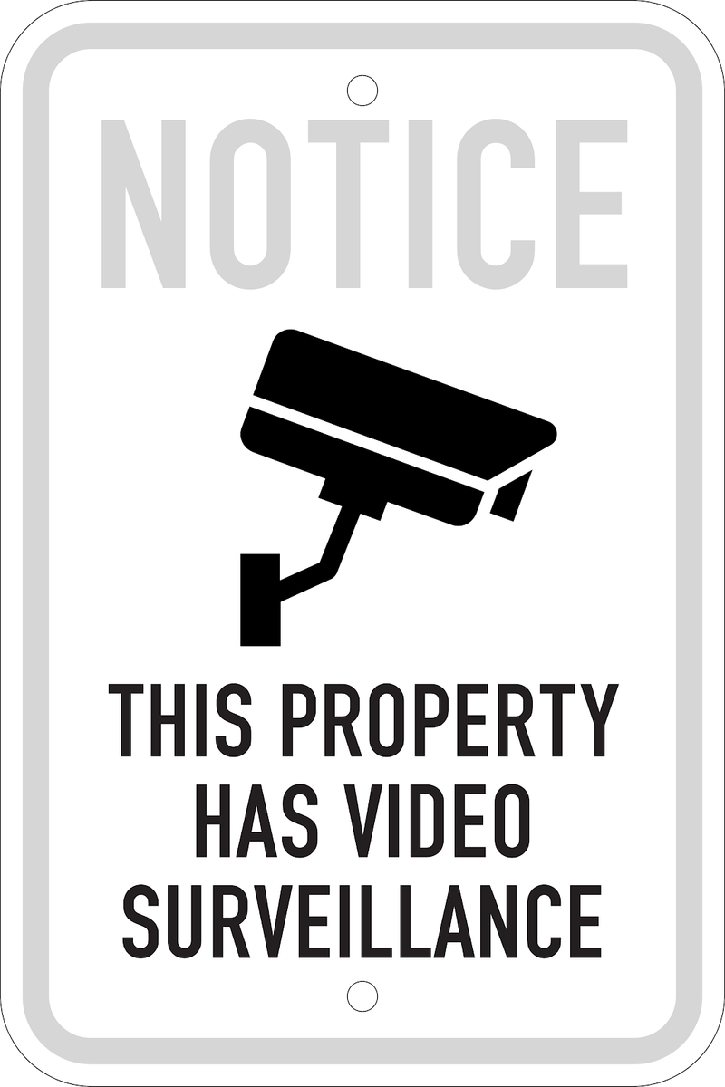Video Security Notice Sign – Community Boss
