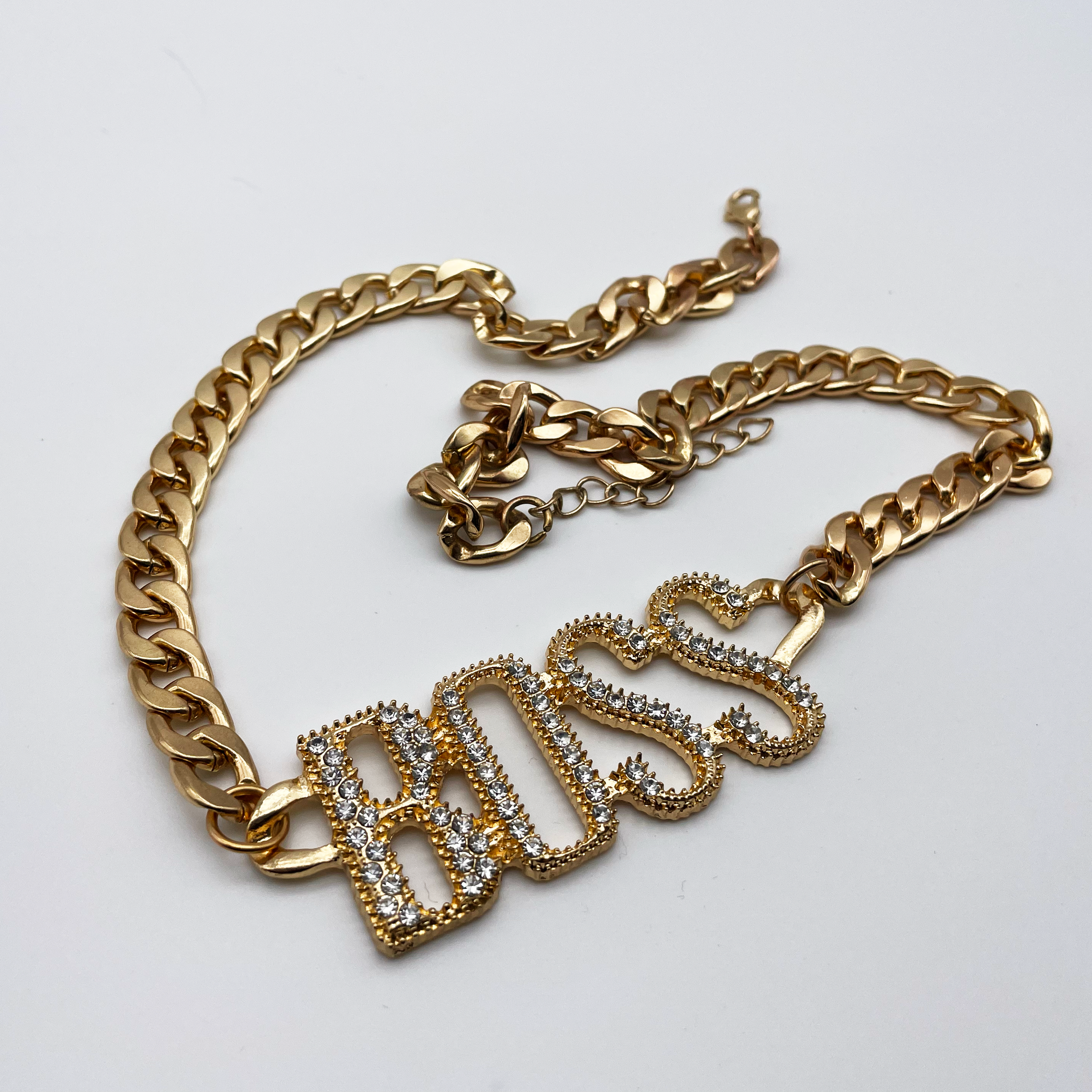 BOSS HIP HOP Curb Chain Necklace for Men or Women by Jersey Bling | Hip hop  jewelry men, Men necklace, Hip hop jewelry